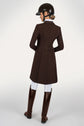Fair Play FP Nadine rhinestone tailcoat with elegant decorative embroidery and horse motif.
