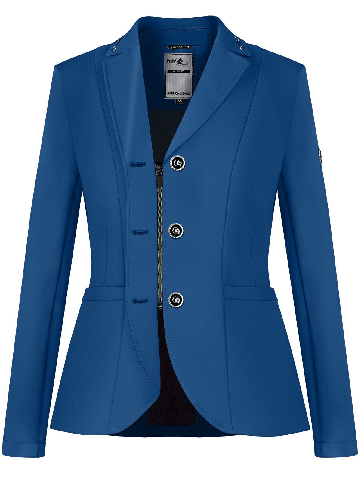 Fair Play Natalie mesh lined show jacket designed to improve ventilation while competing.