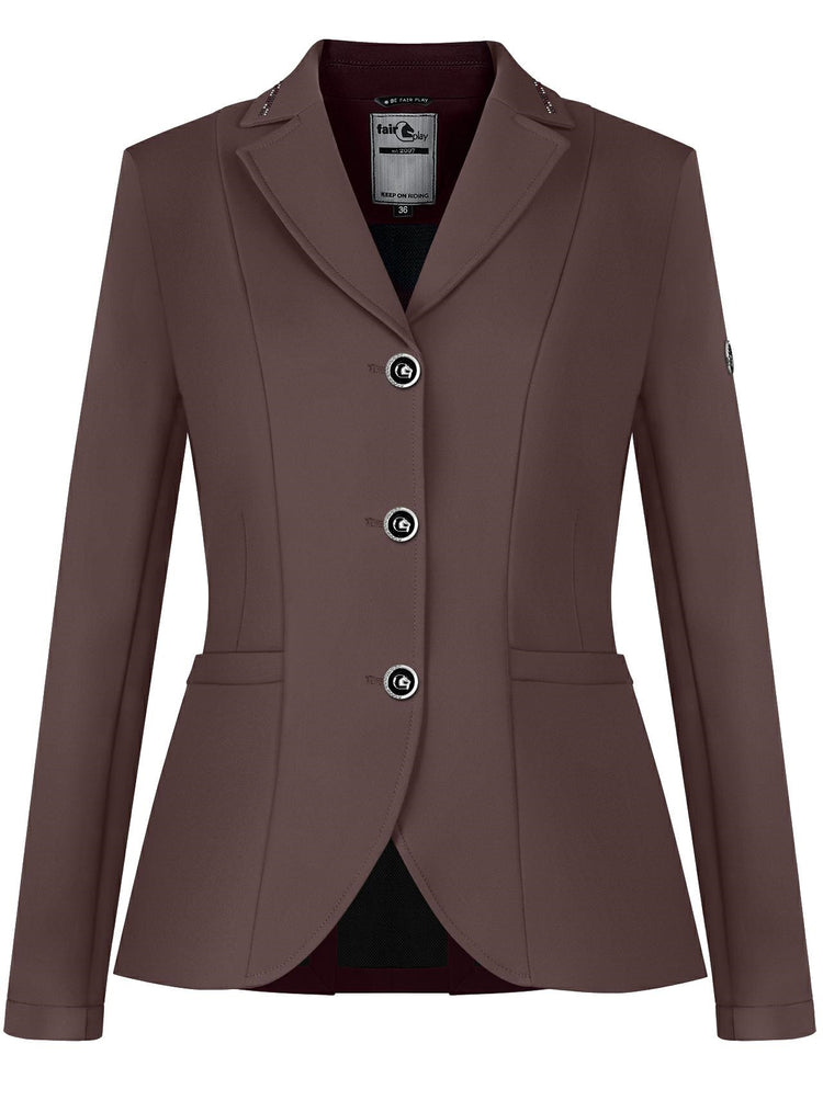 Fair Play Natalie performance show jacket combining breathable fabric, elegant detailing and a tailored fit.