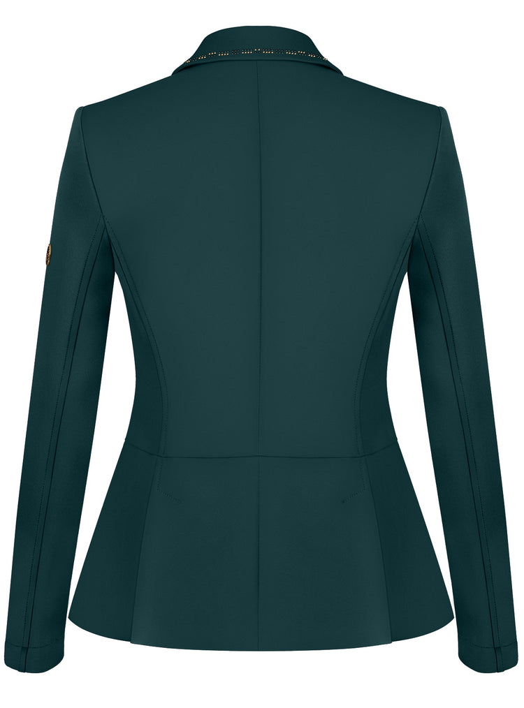 Fair Play Natalie riding competition jacket with two practical zippered front pockets.