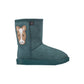 Faux fur lined boots for young equestrian enthusiasts