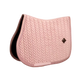 Fishbone quilted horse saddle pad with premium velvet finish.