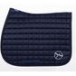 Freejump quilted saddle pad for show jumping navy