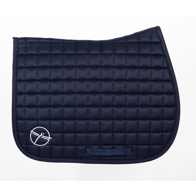 Freejump ergonomic saddle pad for horses blue