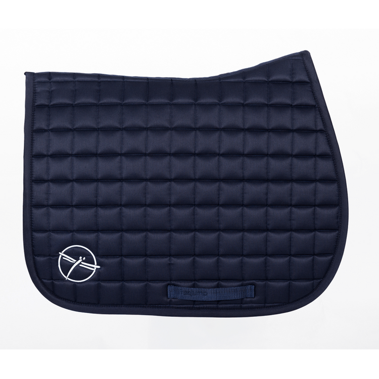 Freejump ergonomic saddle pad for horses blue