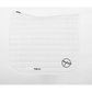 Shock-absorbing saddle pad for horse and rider white