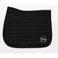 Elegant show jumping pad with moisture control black gitter