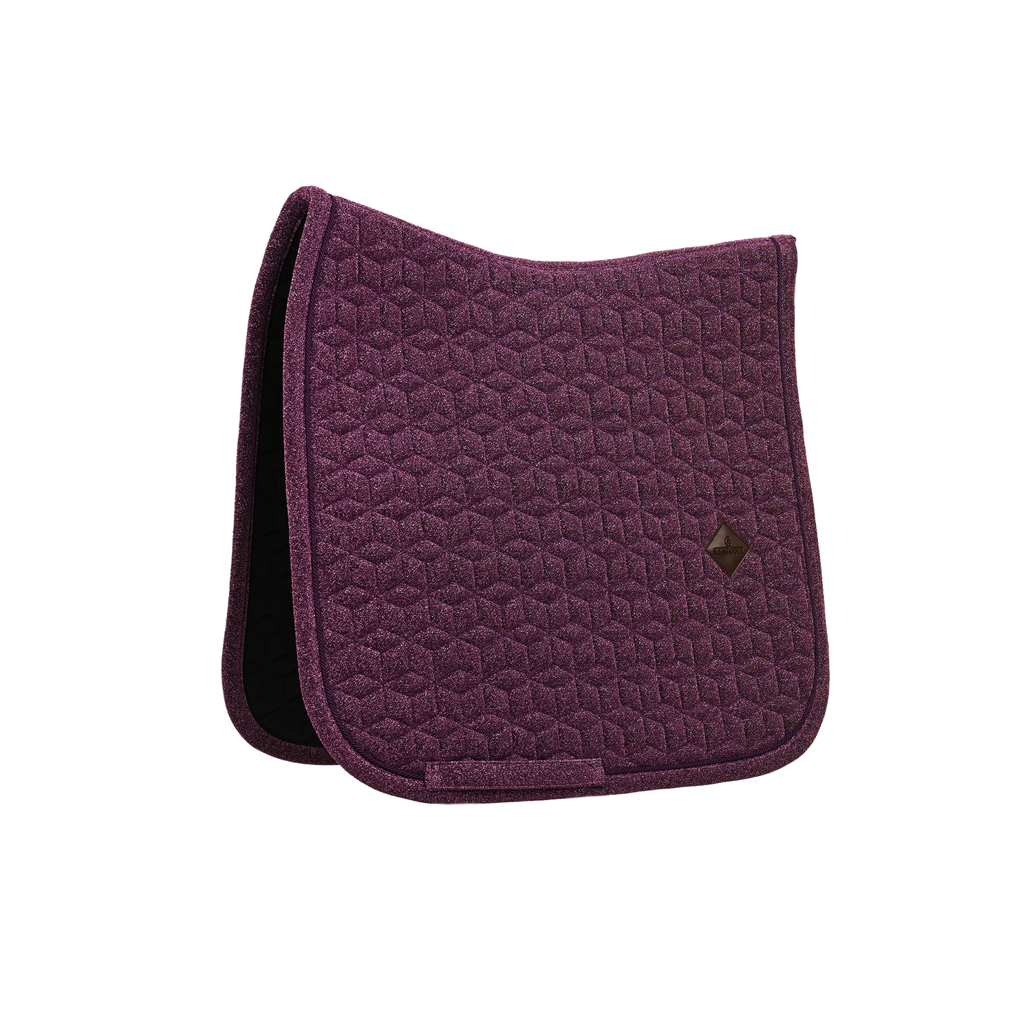 Glitter saddle pad with star quilting and cushioning for the horse&