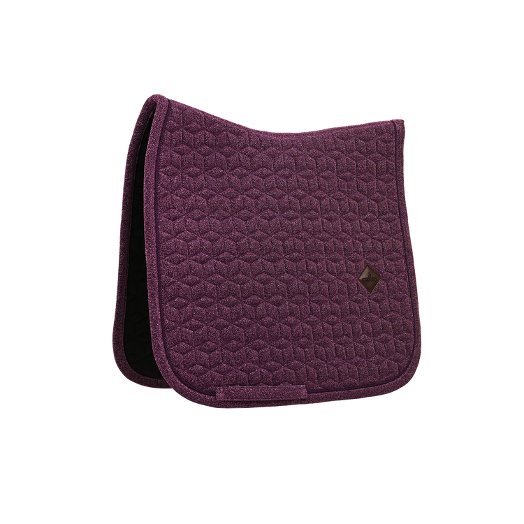 Glitter saddle pad with star quilting and cushioning for the horse&