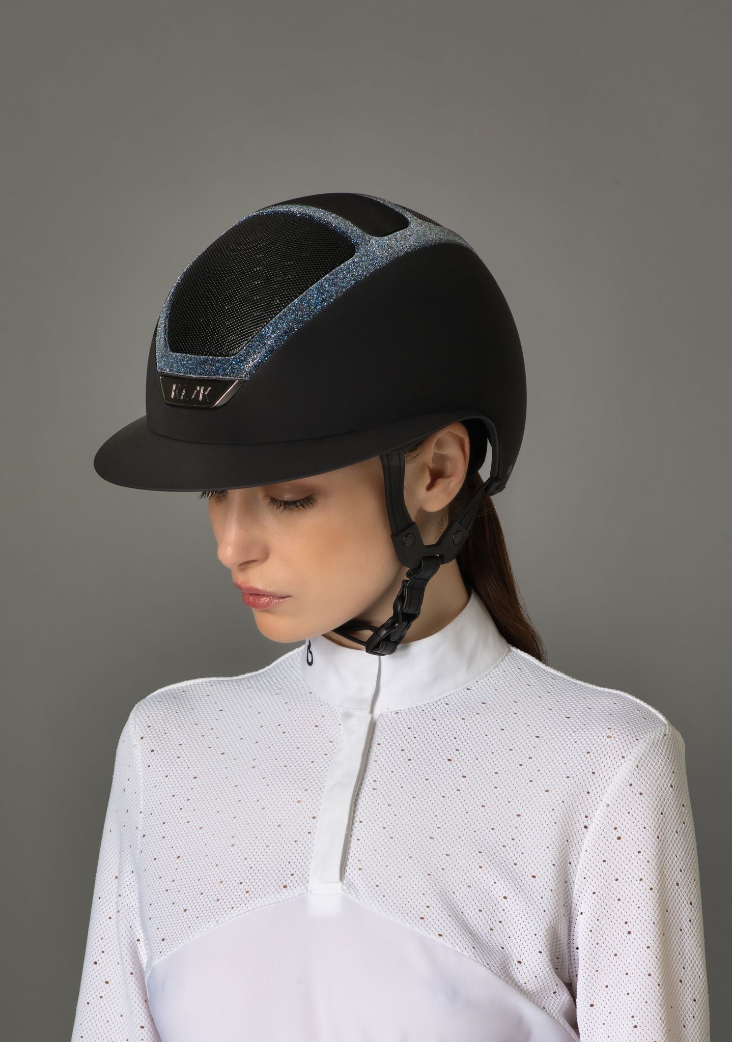 Luxury equestrian helmet
