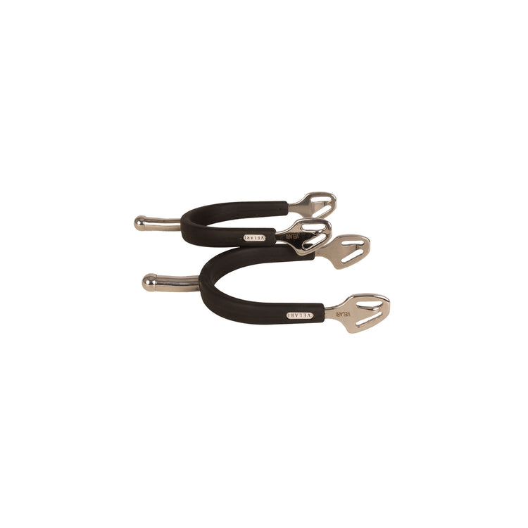 Gentle ball-end riding spurs designed for consistent pressure