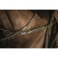 German martingale for horses designed to work through the reins.