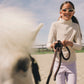 Girls stretch training shirt for riding with unrestricted freedom of movement.