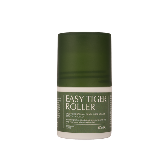 Grooming Deluxe Easy Tiger Roller with calming essential oils for horses