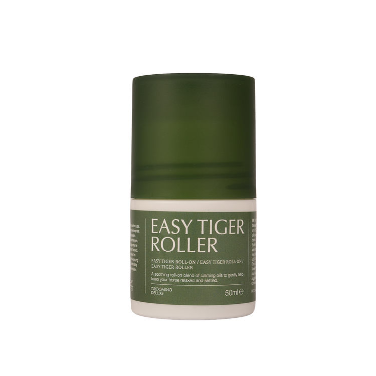 Grooming Deluxe Easy Tiger Roller with calming essential oils for horses