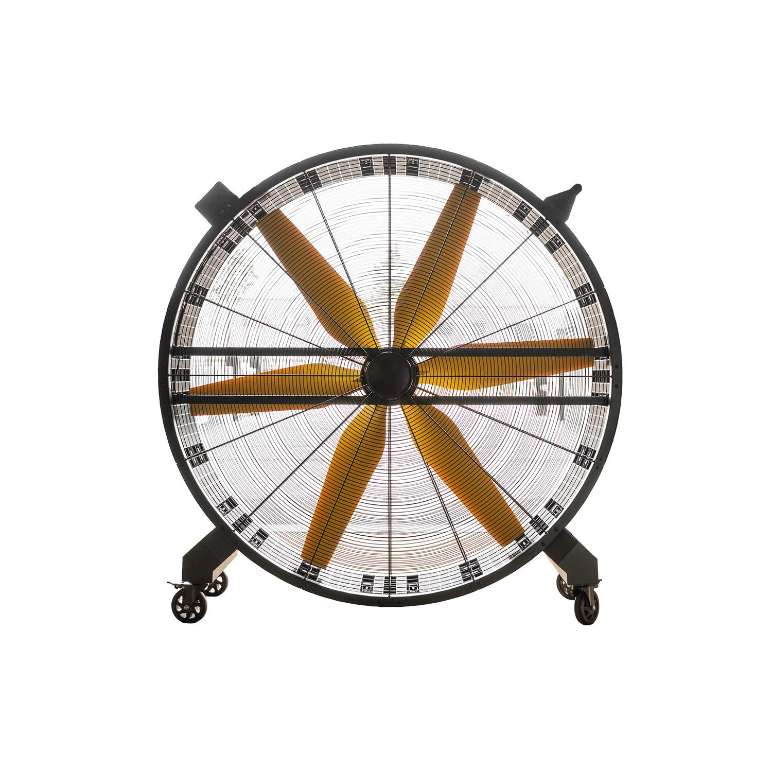 Professional horse stable fan with heavy-duty metal fan blades