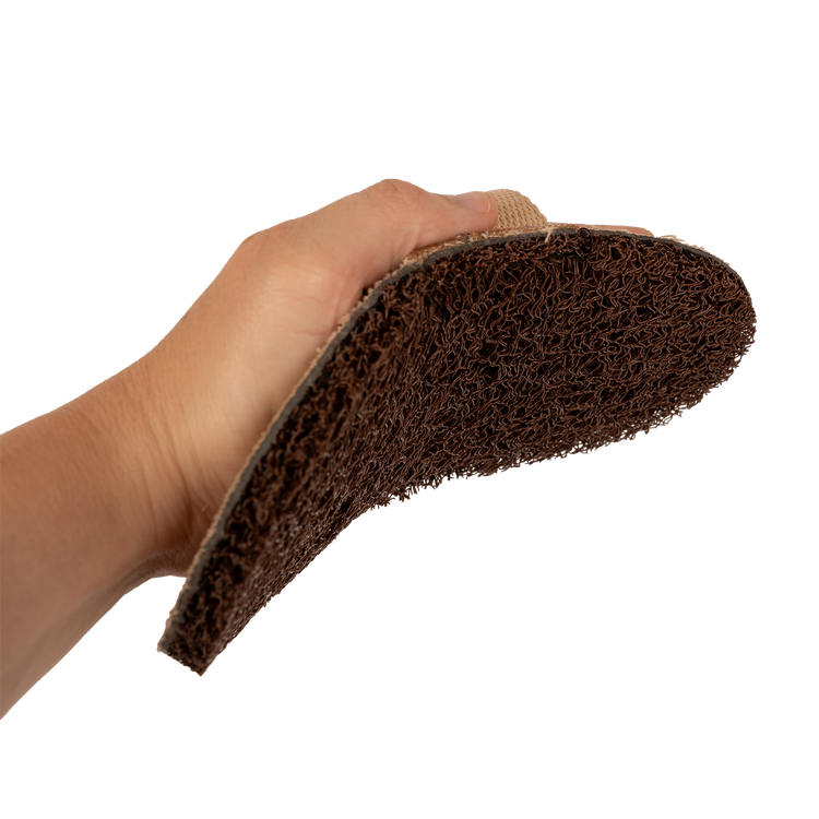 Horse grooming tool for removing loose hair during shedding season