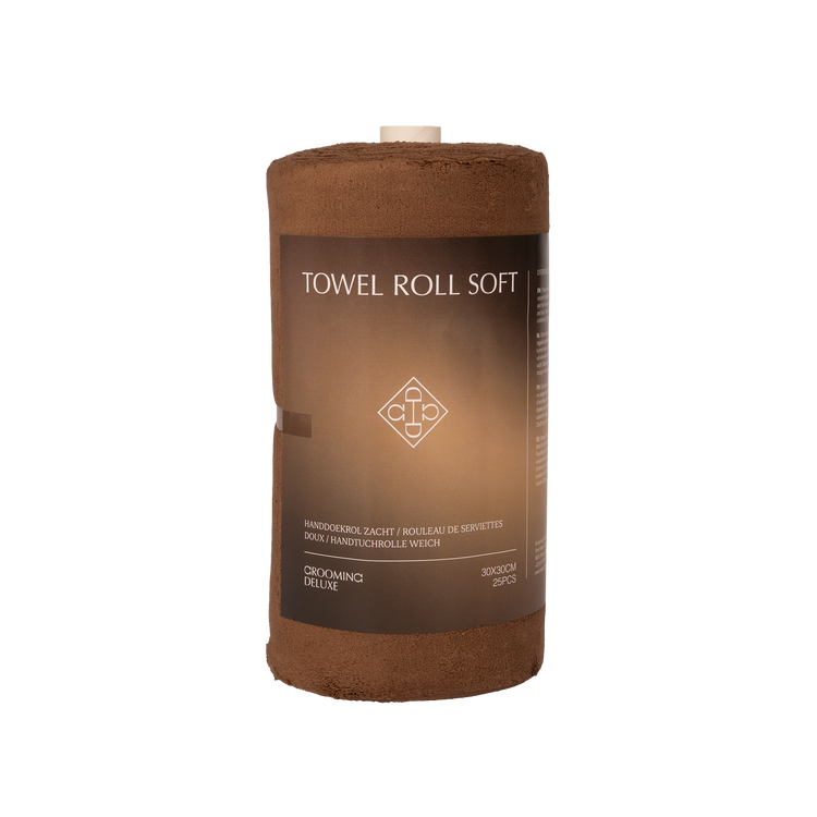Grooming Deluxe Towel Roll Soft set of 25 microfiber towels