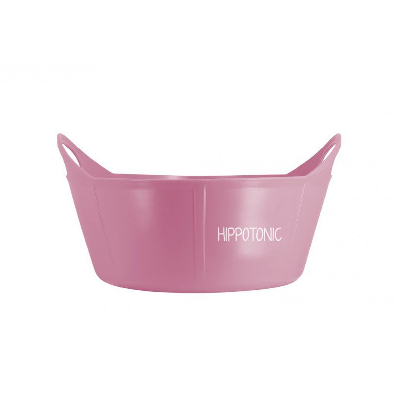 Light pink horse feed bucket