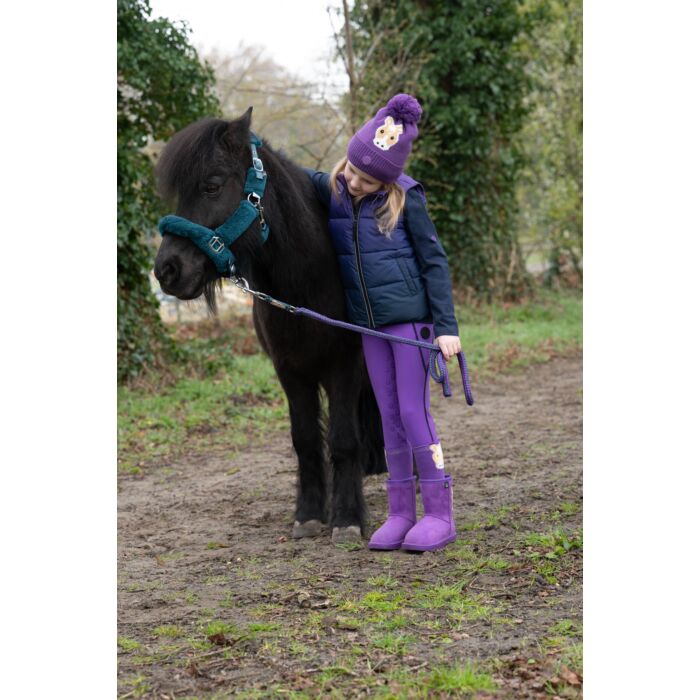 HKM Kids Head Collar Amina with soft fur padding