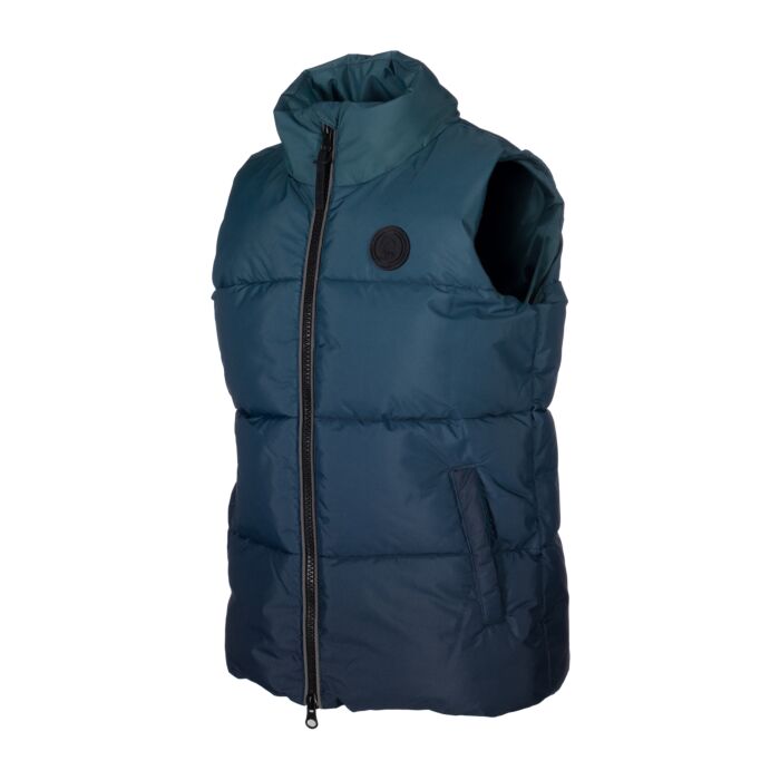 HKM Quilted Vest Amina with practical two-way zip for riding