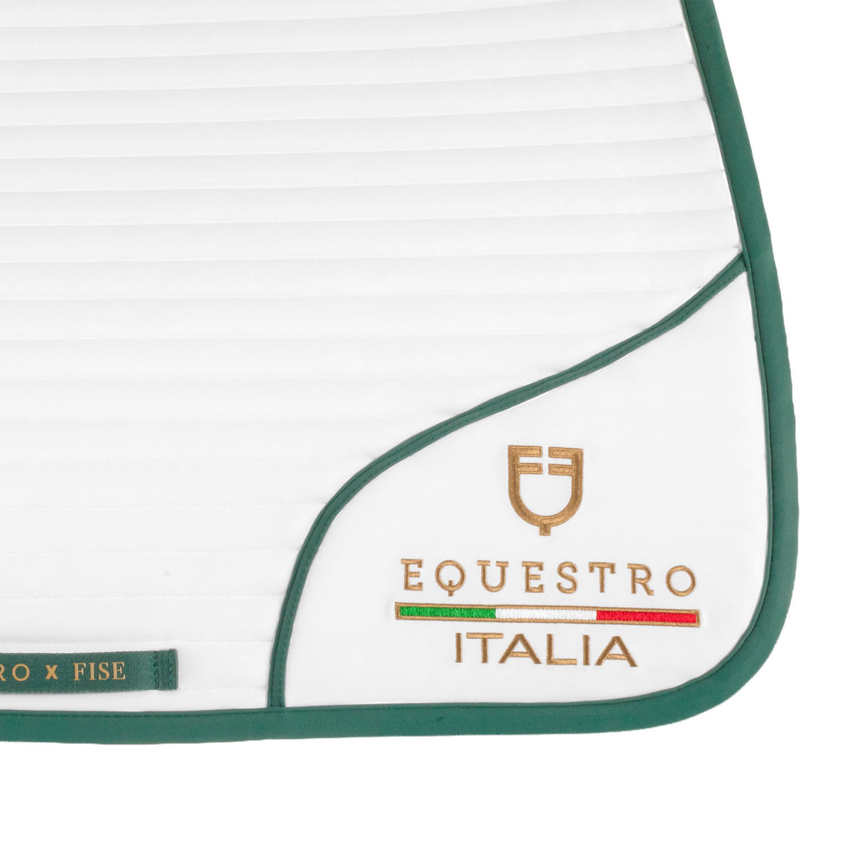 Honeycomb equestrian jumping saddle pad with ventilated lining