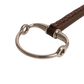 Horse bit featuring eggbutt rings and gag rein action