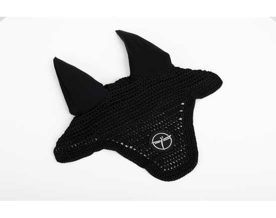 Breathable cotton fly veil for horses