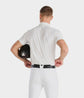 Breathable men’s polo for equestrian events