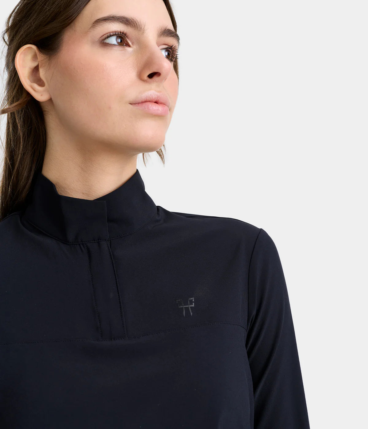 Breathable Horse Pilot UV riding shirt with mesh inserts for warm weather.