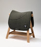 Breathable jumping saddle pad for performance horses