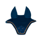 Horse print equestrian fly veil with elegant velvet detailing