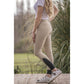 Horse riding breeches for women with grip zones at the knees.