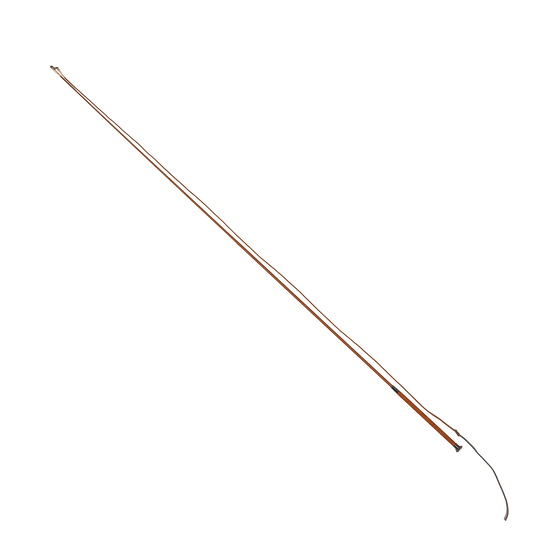 Horse training lunge whip featuring a cord end for precise communication