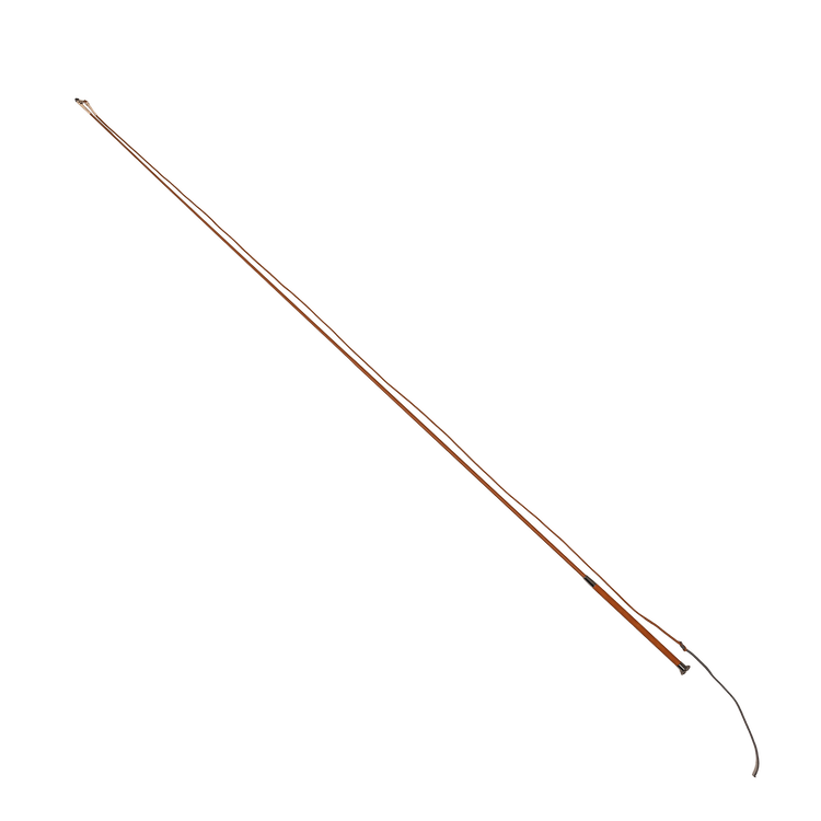 Horse training lunge whip featuring a cord end for precise communication