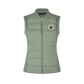 Hybrid bodywarmer with softshell panels