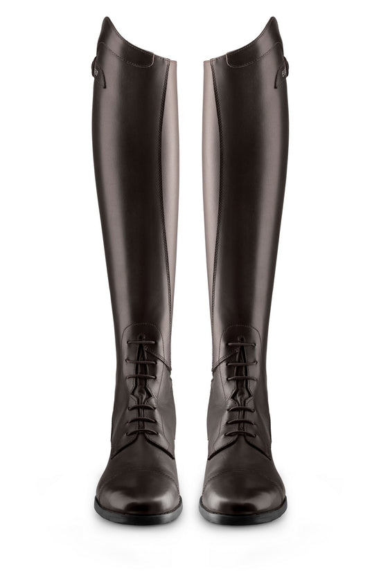 Field boots in dark brown
