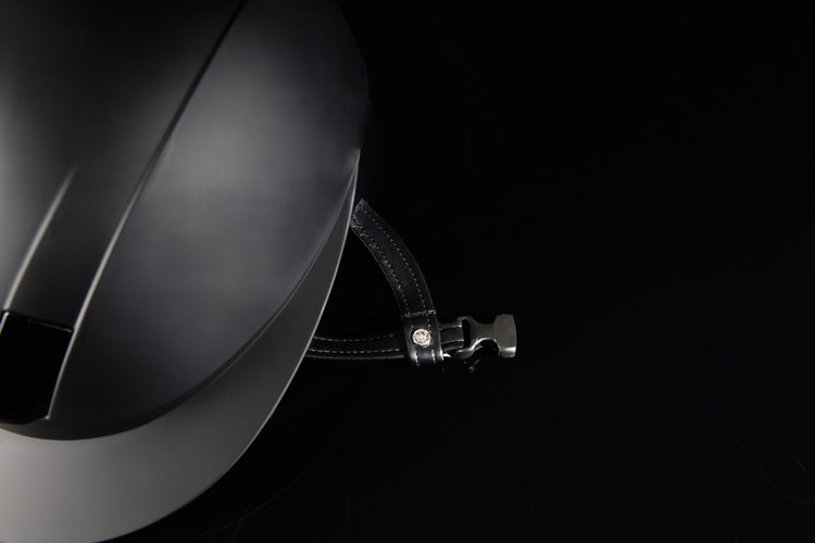 KASK Kooki Crystal Rivet riding helmet with integrated airflow control for lasting comfort.