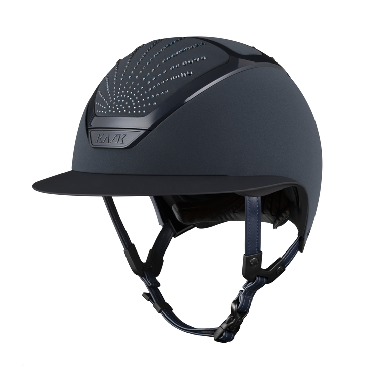 KASK Star Lady Chrome Origin riding helmet with Merino wool lining and the patented FIT System