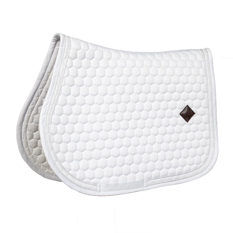 Kentucky Glitter Band Saddle Pad with breathable quick-drying honeycomb fabric.