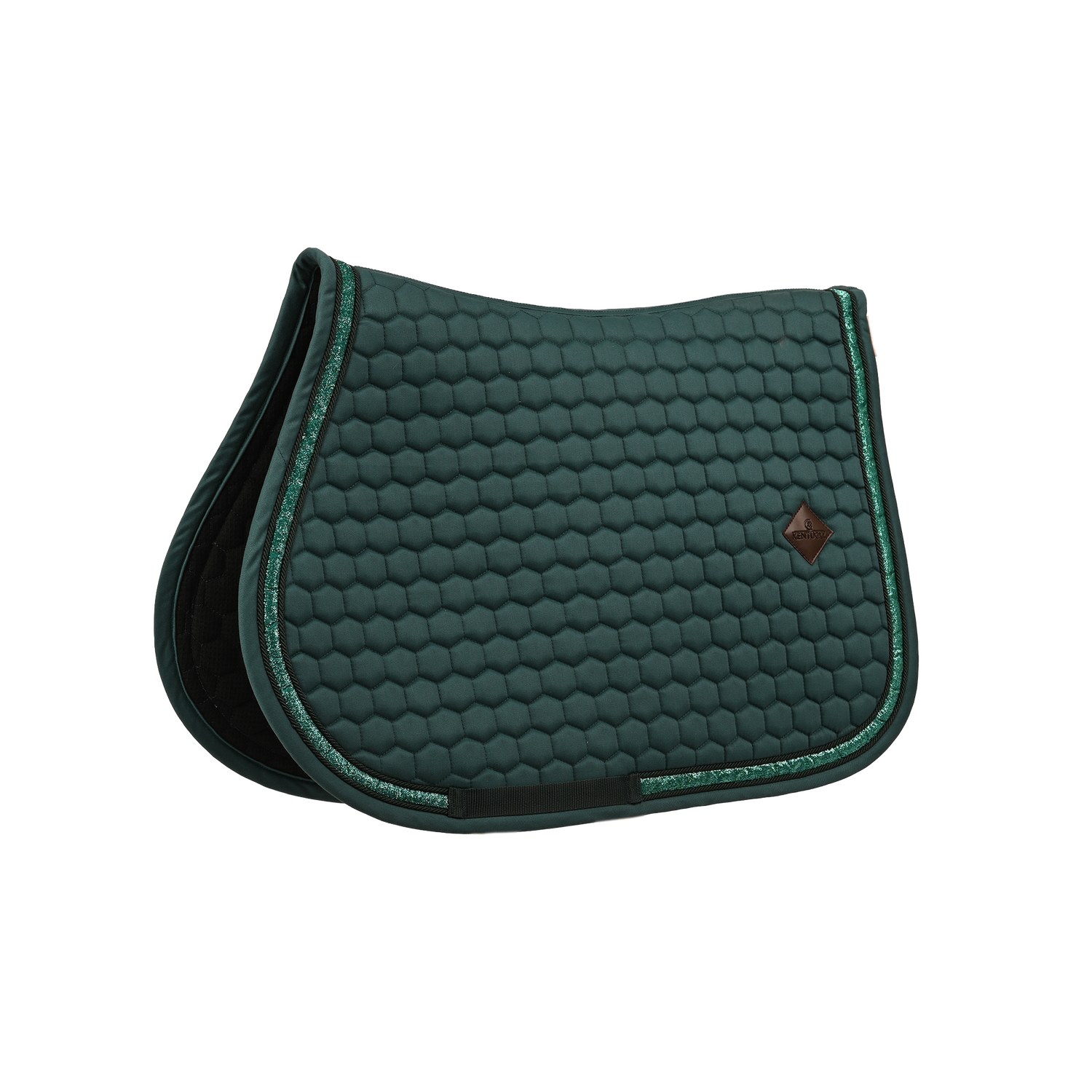 Kentucky Glitter Band competition saddle pad combining anatomical comfort with standout style.