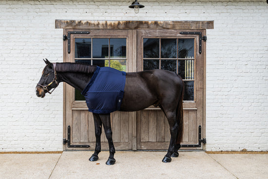 Kentucky Horsewear Chest Protector with soft artificial rabbit skin lining.