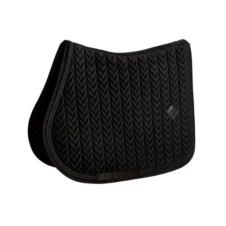Kentucky Horsewear Velvet Mini Pearls Saddle Pad with luxurious velvet finish.