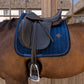 Kentucky Mini Pearls dressage saddle pad with stylish decorative edging.