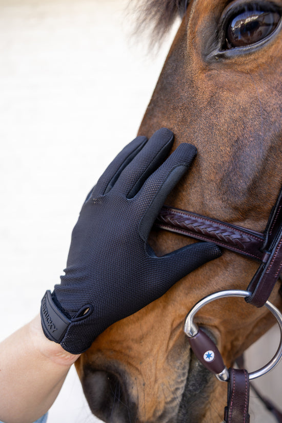 Kentucky Riding Gloves Grip Summer for breathable comfort and rein control