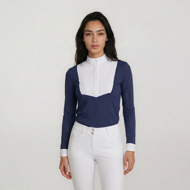 Kentucky Ridingwear Heritage Air Show Shirt with breathable long sleeve design.