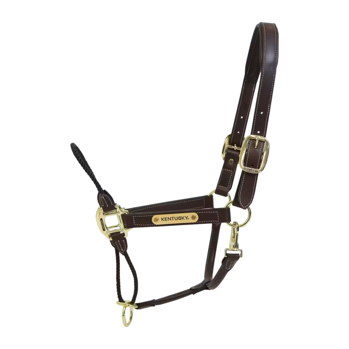 Kentucky rope halter for strong horses requiring additional control on the ground.