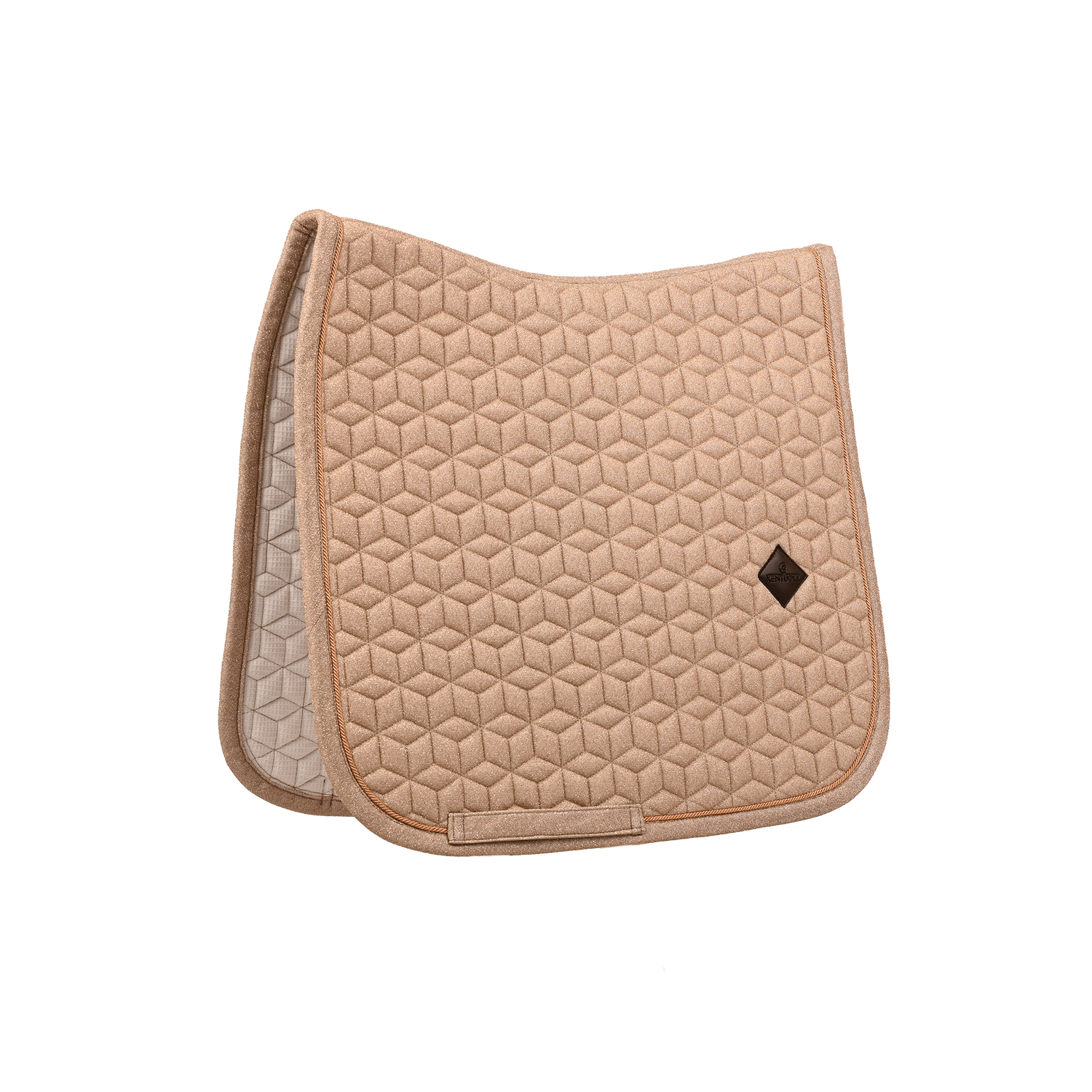Kentucky Saddle Pad Full Sparkling with fully sparkling fabric
