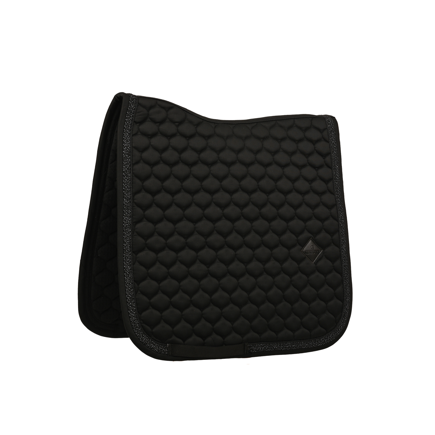 Kentucky Saddle Pad with plaited glitter rope binding