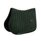 Kentucky Saddle Pad Velvet Mini Pearls with elegant pearl edging.